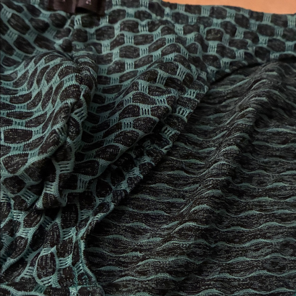 Ikingsky Men's Patterned Bikini in Teal and Black S - Picture 2 of 7
